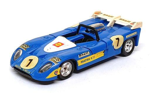 Norev Jet-Car 1/43 Scale 832 - Matra Simca 670B Courte Race Car #7 - Blue