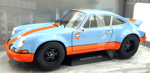 Solido 1/18 Scale Diecast S1801115 - Porsche 911 RSR Gulf 1973 - Blue/Orange