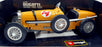 Burago 1/18 Scale Diecast 3012 - 1935 Bugatti Grand-Prix #14 - Yellow