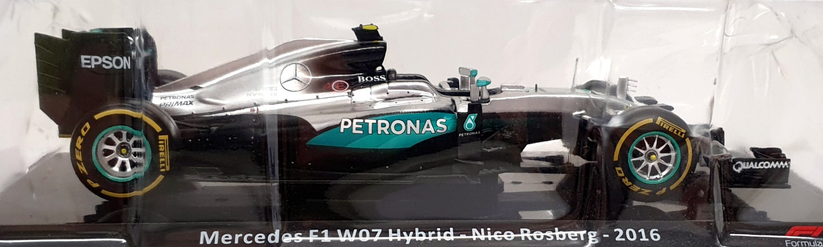 Altaya 1/24 Scale Diecast MW2ALA0029 - Mercedes F1 W07 Hybrid #6 2016 - Rosberg