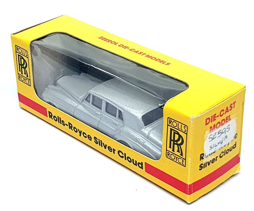 Seerol Appx 10.5cm Long Diecast SE59S - 1959 Rolls Royce Silver Cloud - Silver
