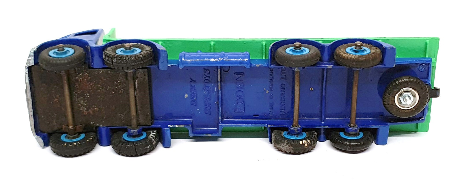 Dinky Supertoys 30526F - Foden Flatbed Lorry - Blue/Green REPAINT