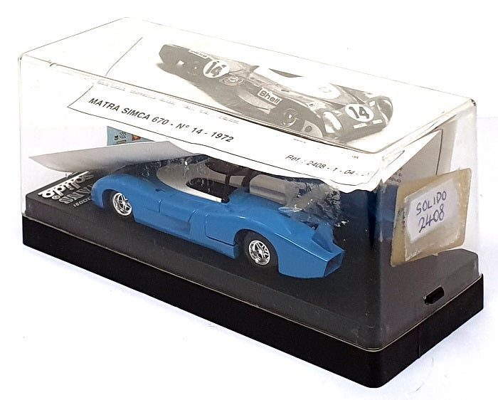 Solido 1/43 Scale 2408 - Matra Simca 670 #14 Le Mans 1972 - Blue — R.M ...
