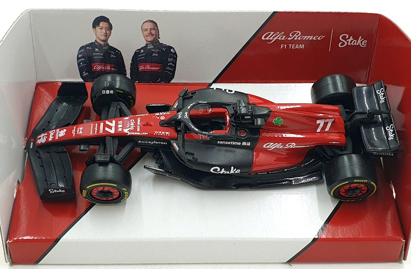 Burago 1/43 Scale 18-38085 - F1 Alfa Romeo C43 2023 #77 V.Bottas