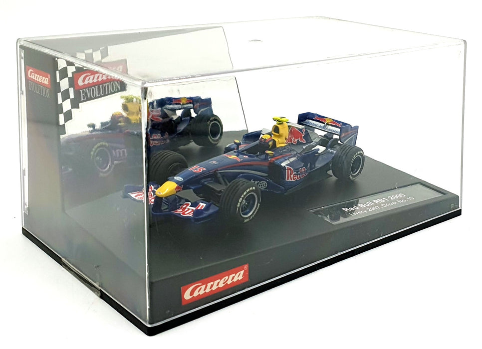 Carrera 1/32 Scale Slot Car 27183 - Red Bull RB1 #15 Livery 2007 - 2005