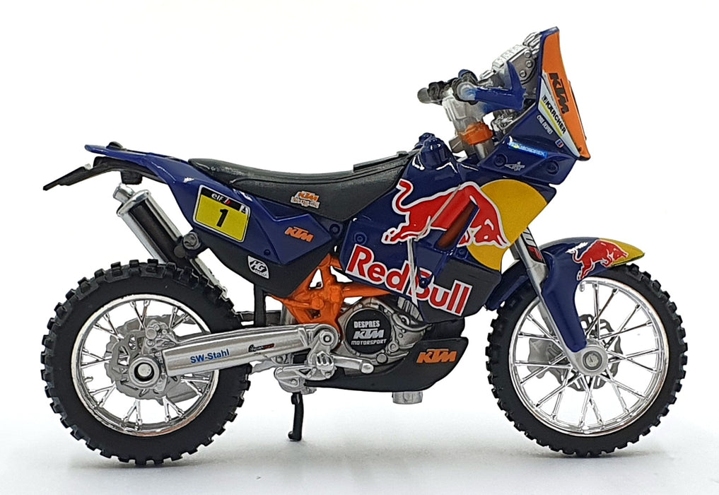 Burago 1/18 Scale 18-51071 - KTM 450 Rally Motorbike #1 Dakar Rally