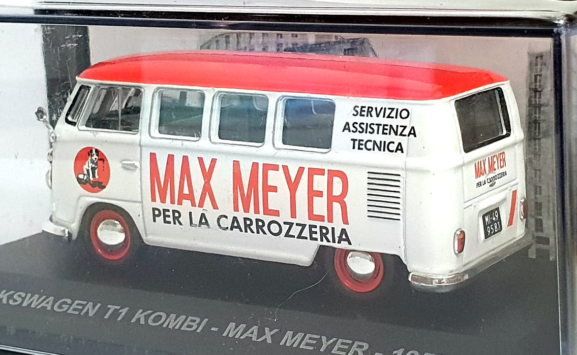 Altaya 1/43 Scale 17825B - 1959 Volkswagen T1 Kombi Max Meyer - White/Red