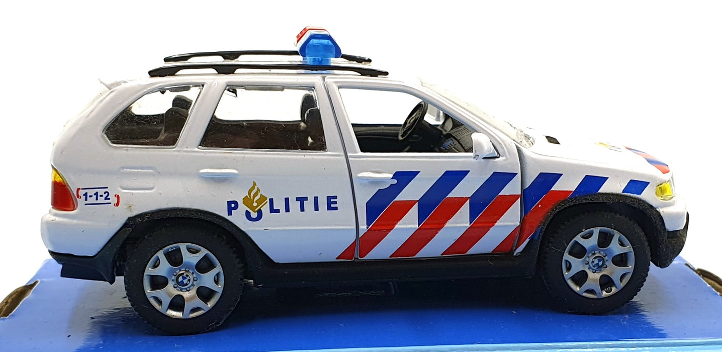 Cararama 1/43 Scale 210226C - BMW X5 Politie Police Car - White