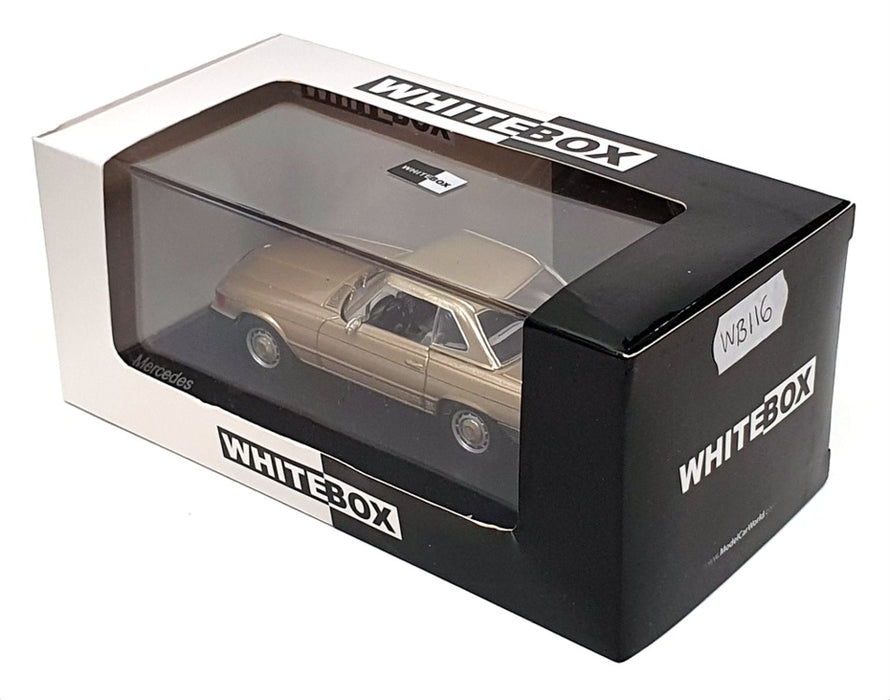 Whitebox 1/43 Scale WB116 - 1971 Mercedes Benz 350SL (R107) - Gold