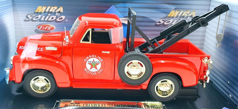 Solido 1/18 Scale Diecast 8134 - Chevrolet Texaco Tow Truck 1953 - Red