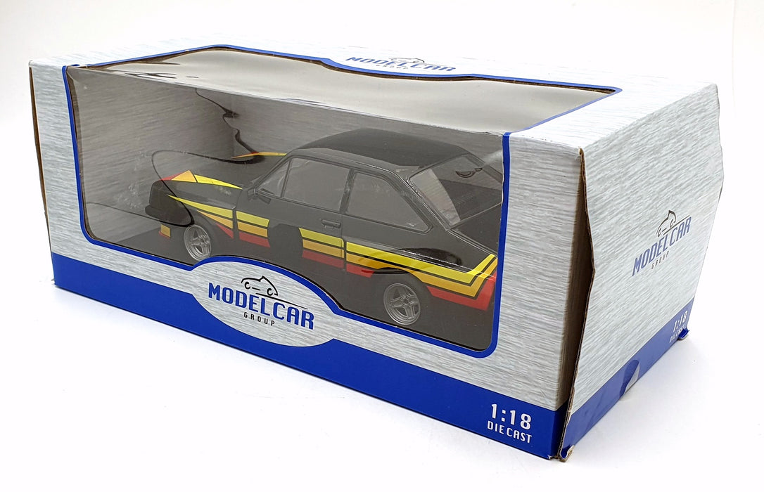 Model Car Group 1/18 Scale MCG18531 Ford Escort MKII RS 2000 X-Pack Black/Yellow