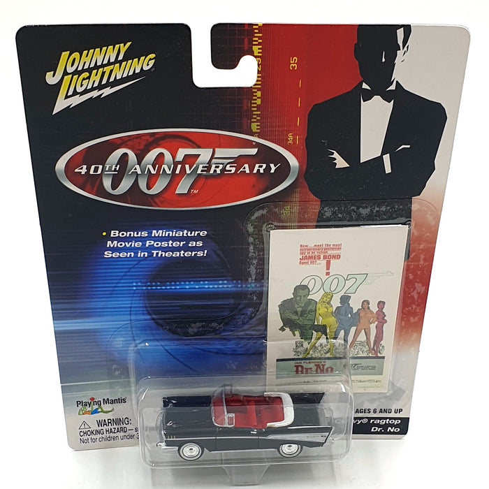 Johnny Lightning 1/64 Scale 261-04 - 1957 Chevrolet Ragtop 007 Dr. No 