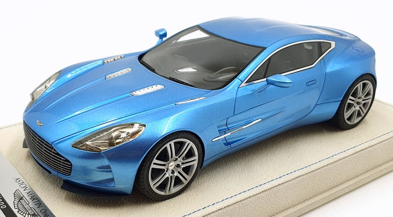 Tecnomodel 1/18 Scale TM25225 - Aston Martin One 77 2010 - Met Blue