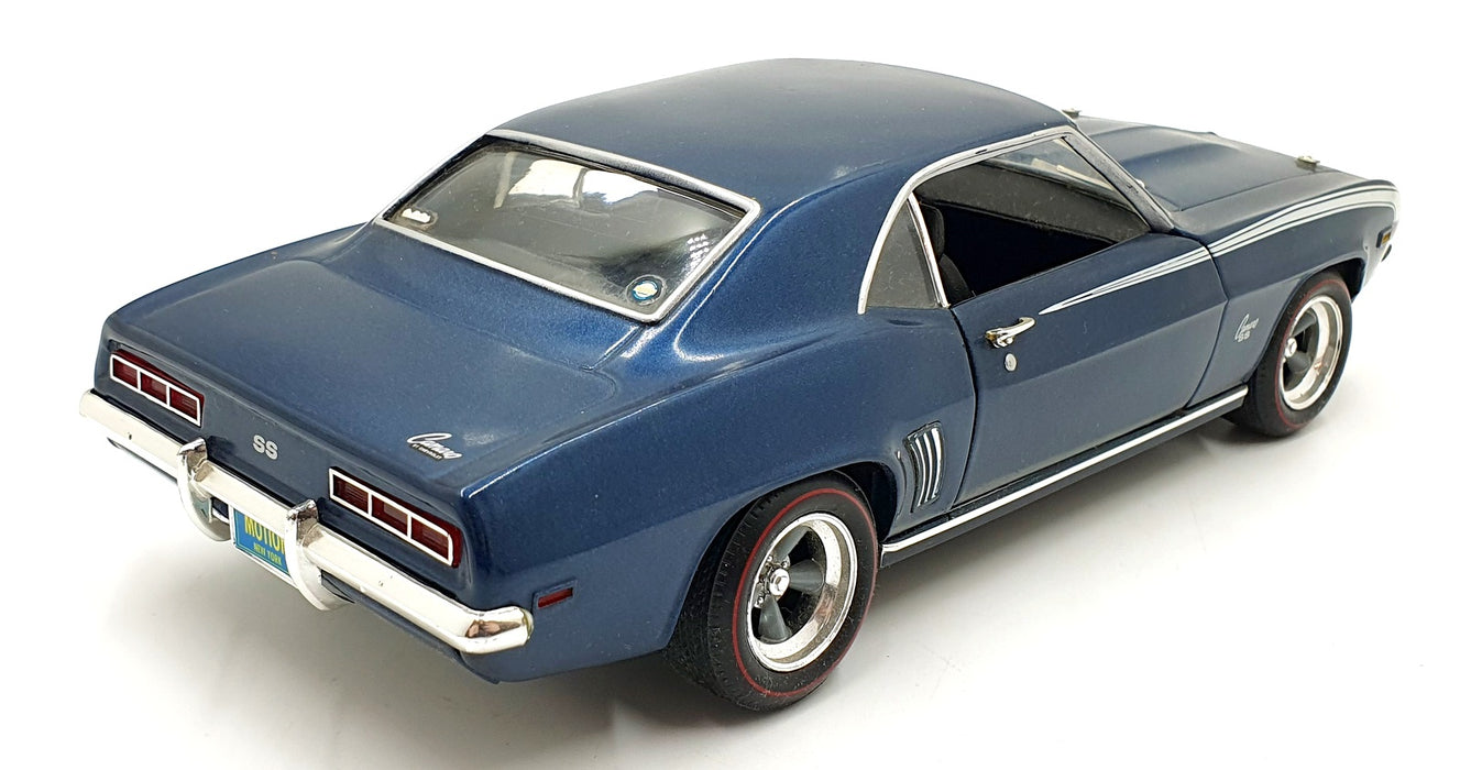 Ertl 1/18 Scale Diecast 12226B - 1969 Chevrolet Camaro SS - Met Blue