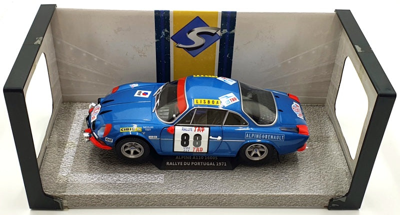 Solido 1/18 Scale S1804202 - 1971 Alpine A110 1600S Portugal Nicola/Todt