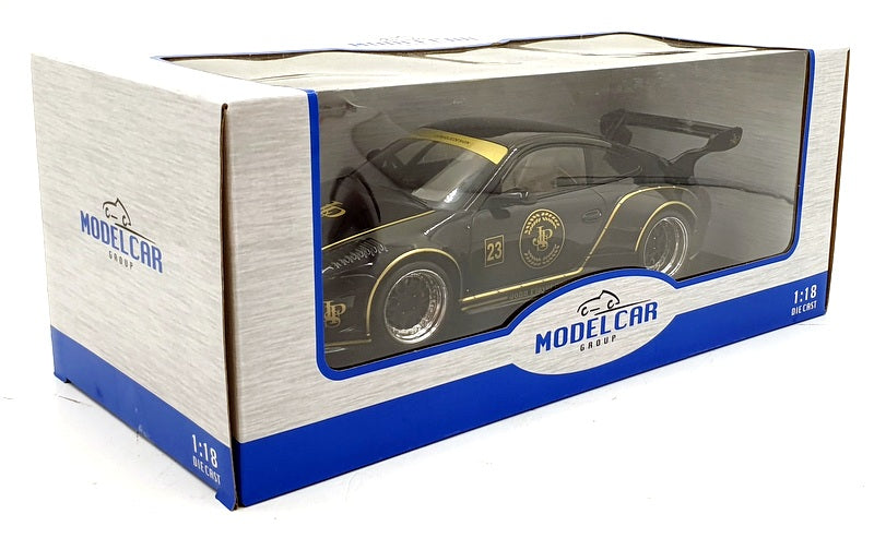 Model Car Group 1/18 Scale MCG18326 - Porsche Old and New 997 - Black/Gold #23