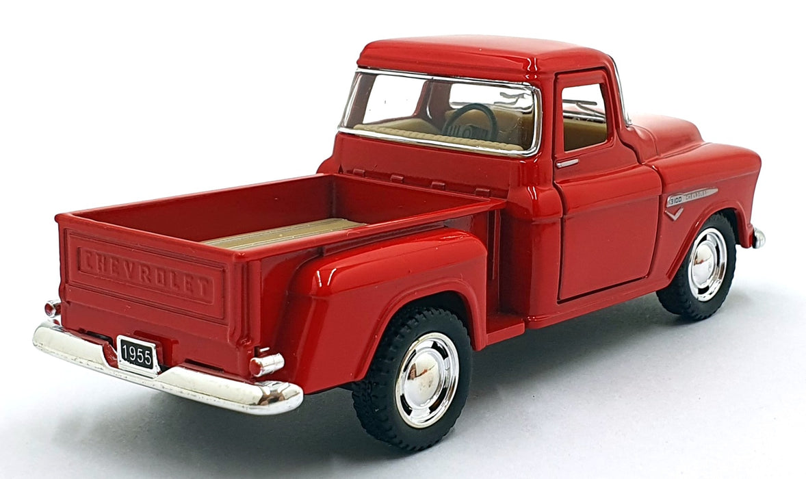 Kinsmart 1/32 Scale Pull Back & Go TY0237 - 1955 Chevrolet Stepside Pick Up Red