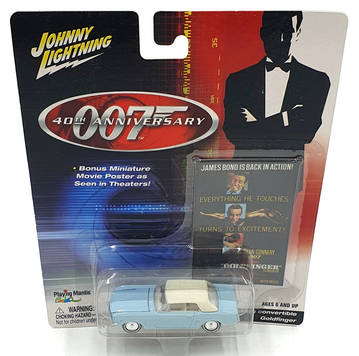 Johnny Lightning 1/64 Scale 261-04 - Ford Mustang Convertible 007 Goldfinger