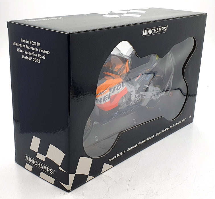 Minichamps 1/6 Scale 062 027146 Honda RC211V Repsol V.Rossi #46 Moto GP 2002