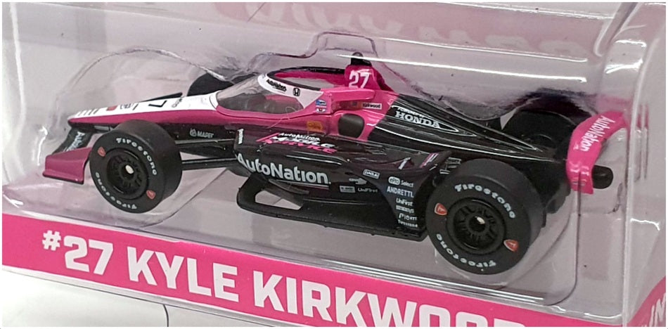 Greenlight 1/64 Scale 11591 - NTT Indycar Series #27 K. Kirkwood - Black/Pink