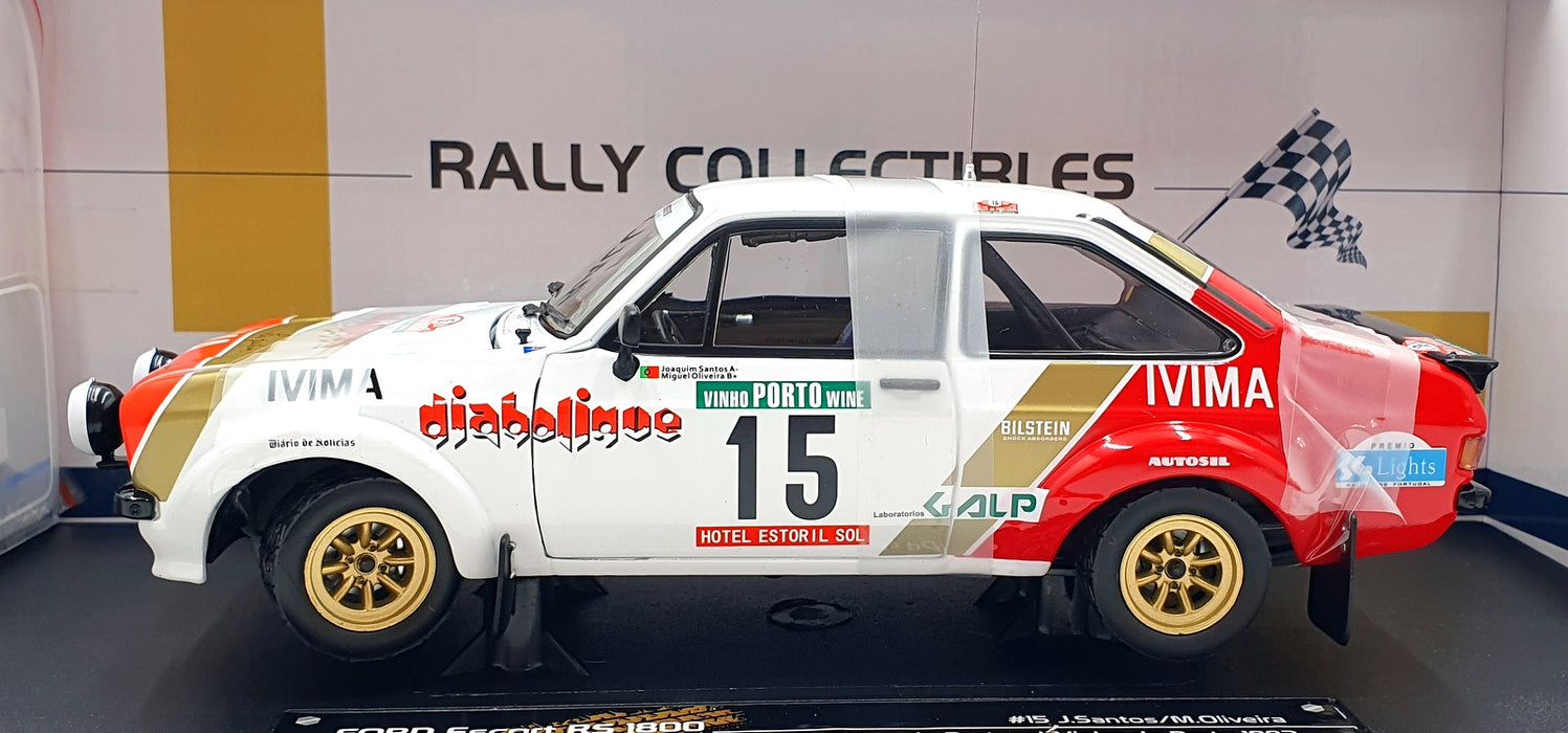 Sun Star 1/18 Scale Diecast 4862 - Ford Escort RS 1800 #15 Portugal Rally 1983