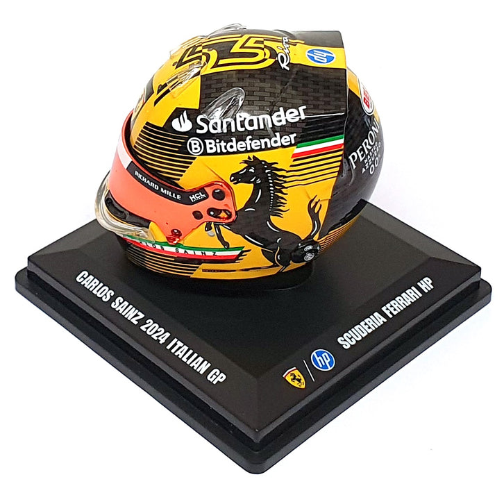 Look Smart 1/5 Scale LSHEL005 - F1 Helmet Carlos Sainz Ferrari Italian GP 2024