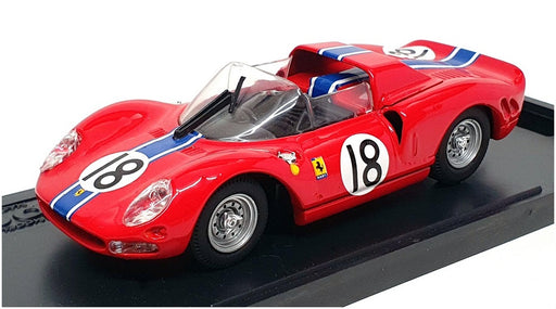 Best Model 1/43 Scale 9021 - Ferrari 365P2 #18 Le Mans 1965 - Red