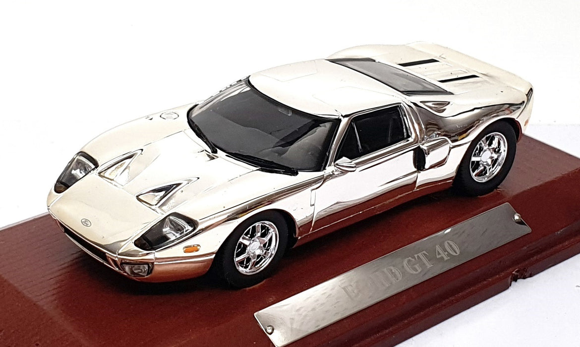 Altaya 1/43 Scale ASC02 - Ford GT 40 - Chrome Silver