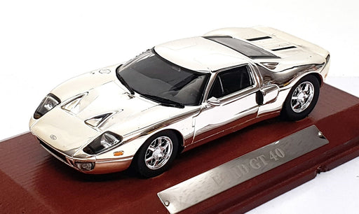 Altaya 1/43 Scale ASC02 - Ford GT 40 - Chrome Silver