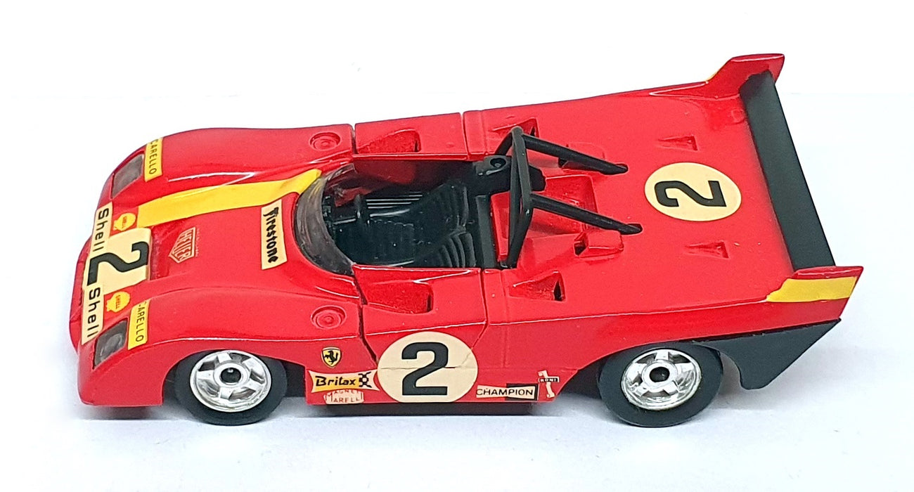 Norev Jet-Car 1/43 Scale Diecast 835 - Ferrari 008 Race Car #2 - Red