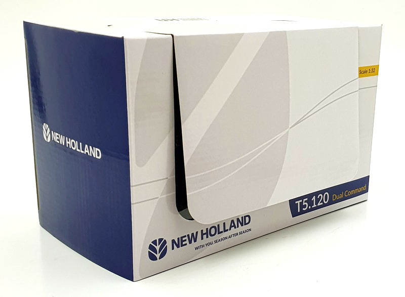 Universal Hobbies 1/32 Scale UH6678 - New Holland T5.120 Dual Command - Blue
