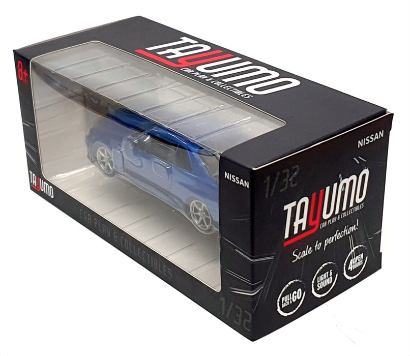 Tayumo 1/32 Scale Pull Back & Go 32115011 - Nissan GT-R34 V-Spec II - Blue