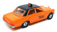 Corgi 13cm Long Diecast 411 - Mercedes Benz 240D Taxi - Orange/Black