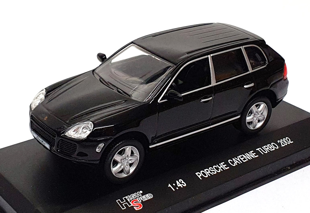 High Speed 1/43 Scale HF9254S - Porsche Cayenne Turbo 2002 - Black