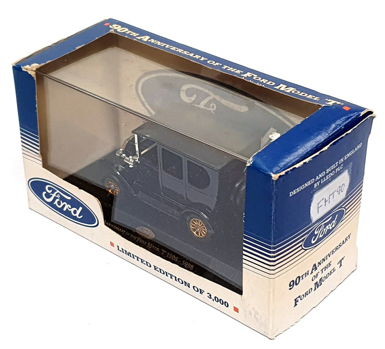 Lledo 7cm Long Diecast FMT90 - Ford Model T 90th Anniversary 1908-1998 - Black