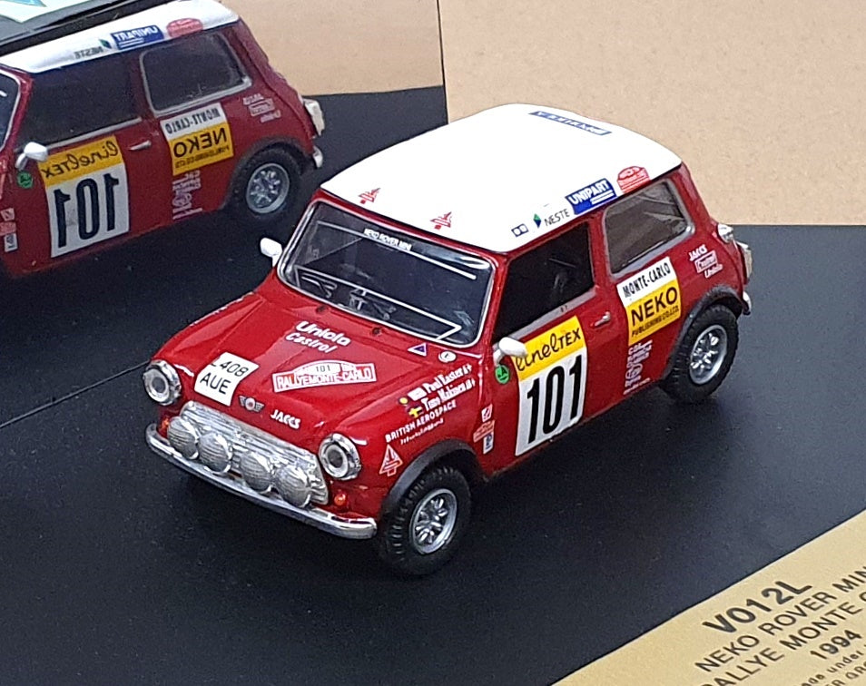 Vitesse 1/43 Scale V012L - Neko Rover Mini #101 Monte Carlo Rally 1994