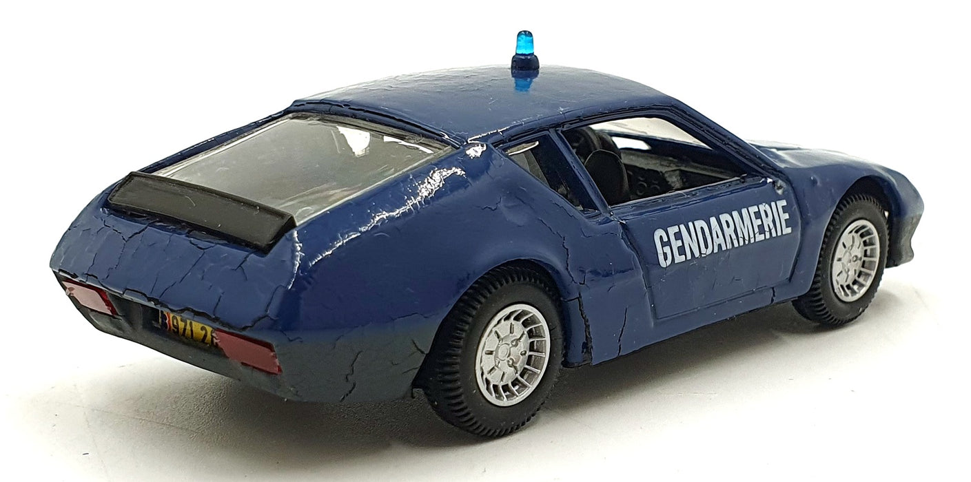 Norev Hachette 1/43 Scale DZ0526 1977 Renault Alpine A310 Gendarmerie Police Car