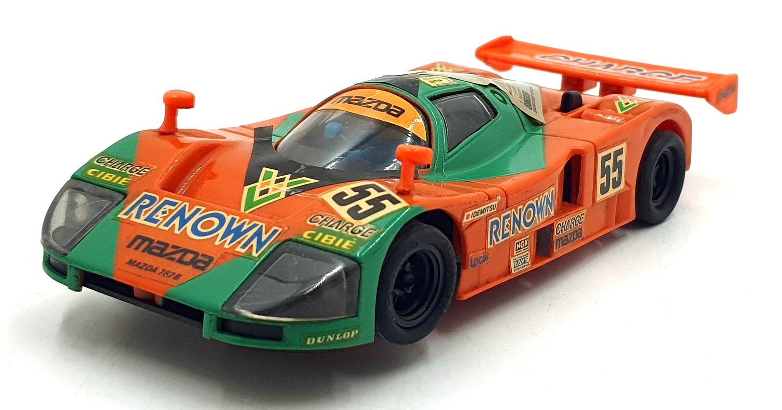 Matchbox SCX 1/32 Scale Slot Car 93150.20 - Mazda 787 #55 "RENOWN" SRS