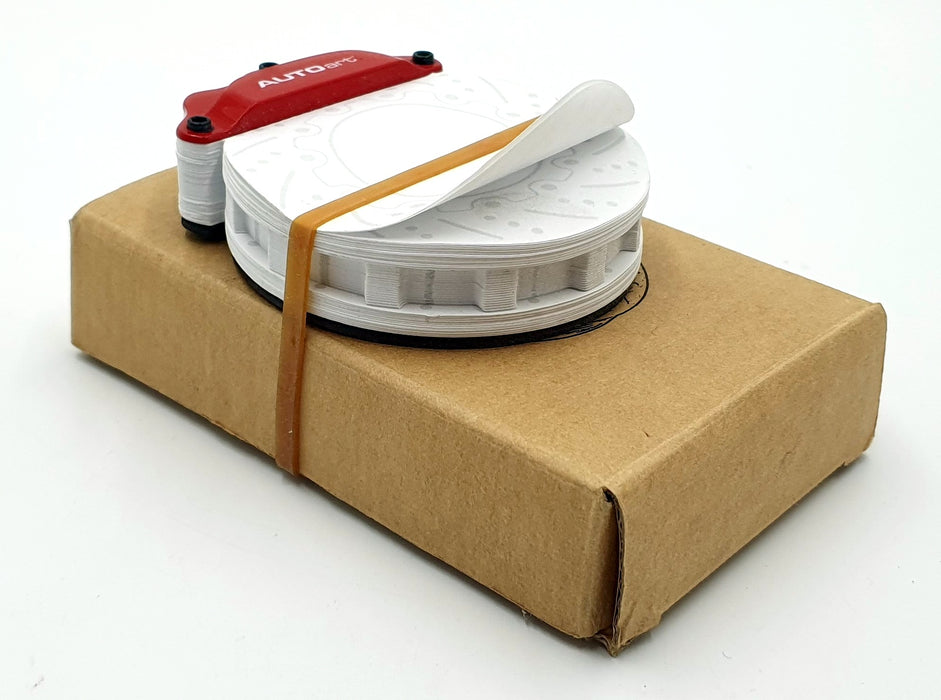 Autoart 40341 Magnetic Memo Pad Brake Disc And Brake Disc Cup Holders