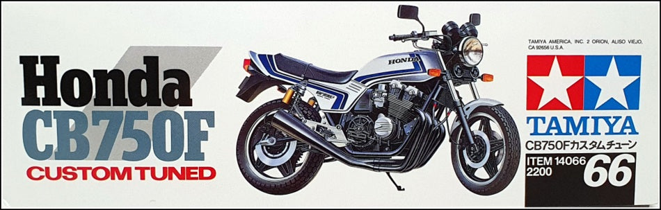 Tamiya 1/12 Scale Model Kit 14066 Series 66 - Honda CB750F Custom Tuned