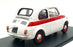 Schuco 1/18 Scale Diecast 18U00024 - 1958 Fiat Nuova 500 Sport - White