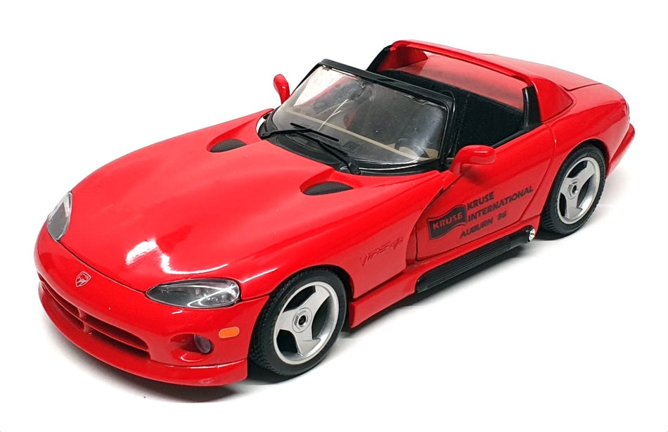 Burago 1/18 Scale 2823G - Dodge Viper Kruse Int. 1996 1 OF 100 - Red