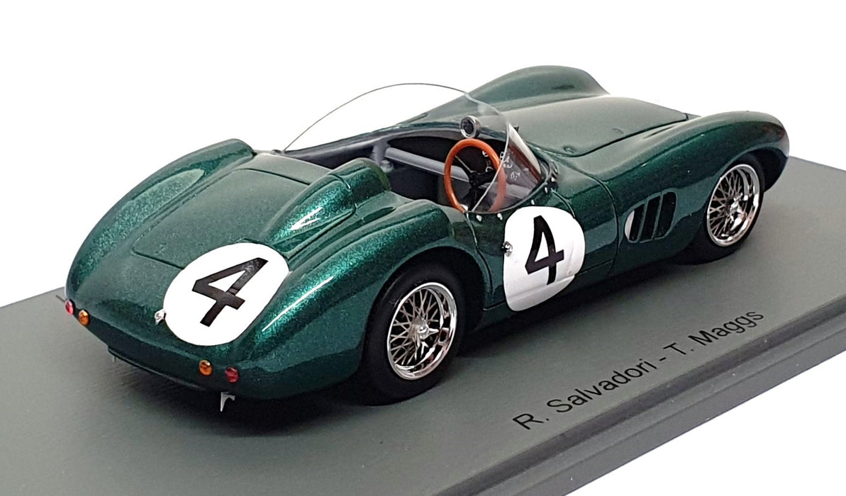 Spark 1/43 Scale S2445 - Aston Martin DBR1 #4 24H Le Mans 1961 Salvadori/Maggs