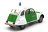 Norev Hachette 1/43 Scale HL2342 - 1986 2CV 6 Polizei Green - Police Car