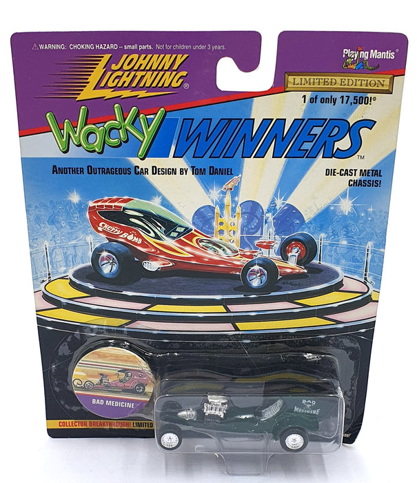 Johnny Lightning 1/64 Scale 301-03 - Wacky Winners Bad Medicine - Green