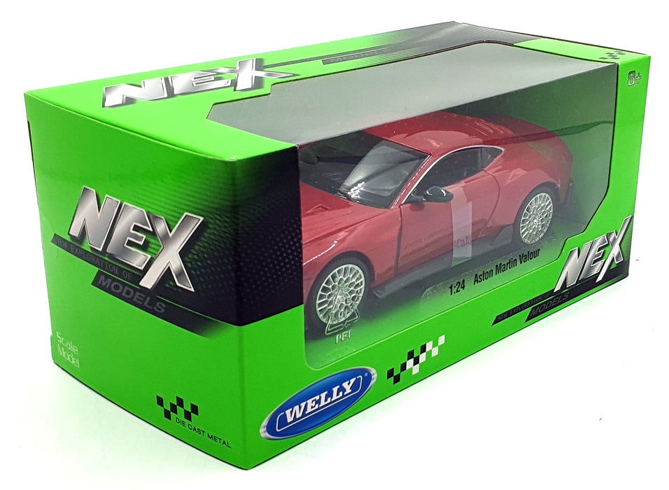 Welly NEX 1/24 Scale Diecast 24130W-M.RD - Aston Martin Valour - Met. Red