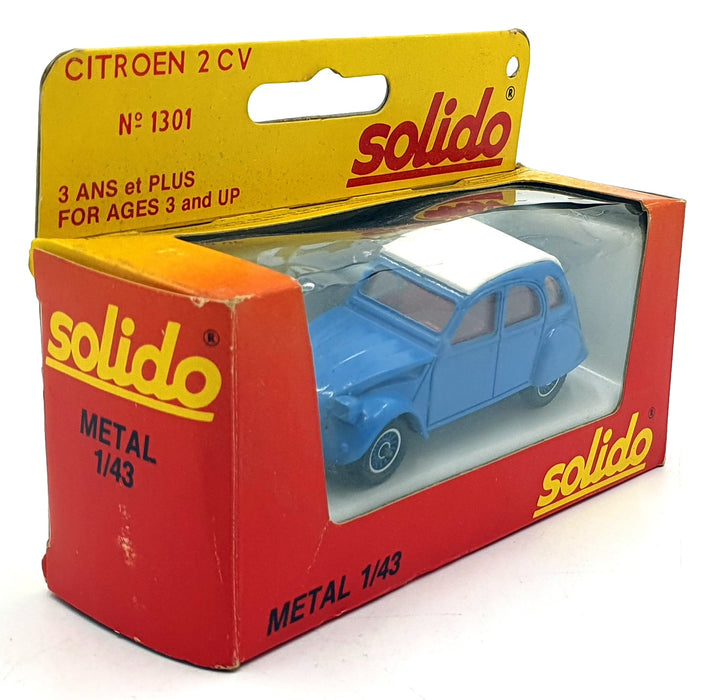 Solido 1/43 Scale 1301 - Citroen 2 CV - Blue