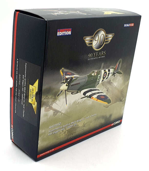 Corgi 1/72 Scale AA31932 - Supermarine Spitfire MKIX J Charles 1000 Kill