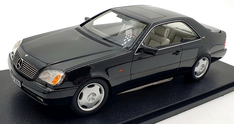 Cult Models 1/18 Scale CML079-2 - Mercedes-Benz 600 SEC C140 1992 Met Black