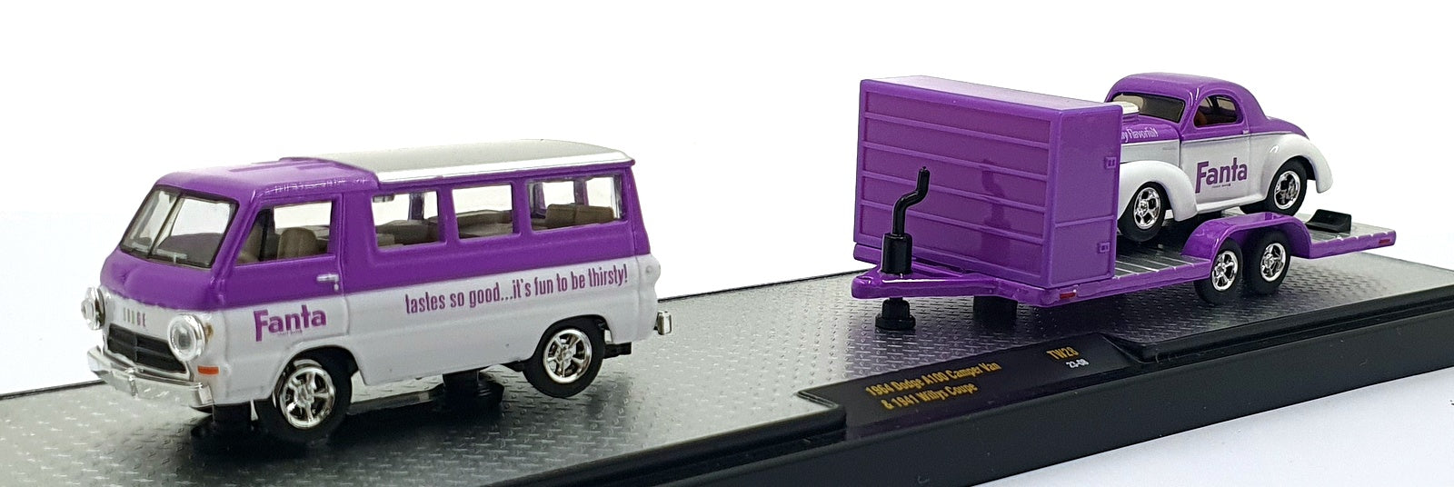 Castline M2 Machines 1/64 Scale TW28 1964 Dodge A100 Camper Van/Willy's Coupe